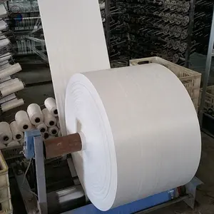 Wholesale Plastic Laminated White PP Fabric Woven Polypropylene Bag Roll