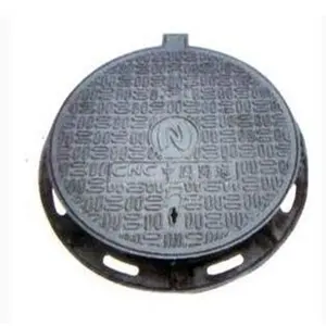 The Road Facilities Ductile Iron Waterproof Manhole Cover and Frame in China Metal building material