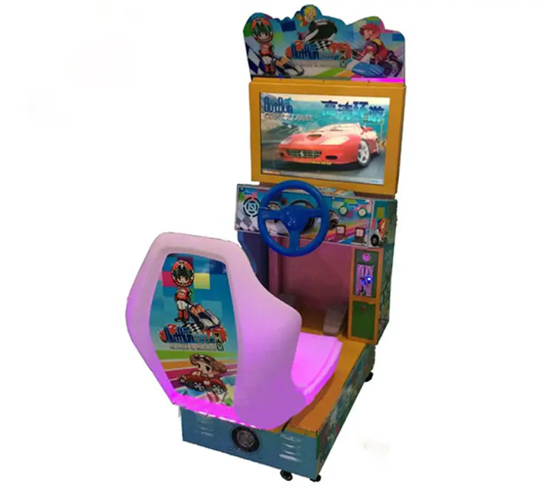 Outrunカーレーシングゲームマシンコイン式レースモーターアーケードシミュレーター子供が運転するための電気自動車