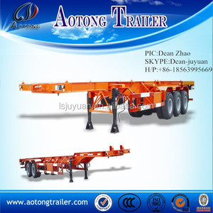 Fabricación de china 40ft chasis del remolque para el transporte de contenedores casa - Product Image 3