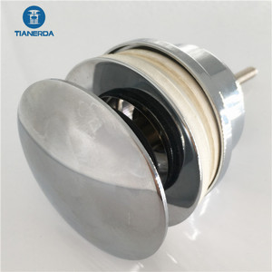 Nhấp vào Clack chất thải Brass lưu vực chất thải cho công cộng rửa lưu vực miễn phí dòng chảy <span class=keywords><strong>Chrome</strong></span> tắm chất thải - Product Image 4