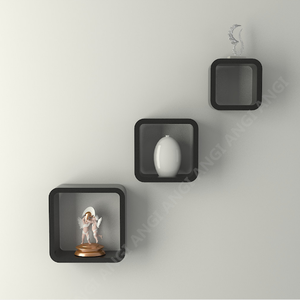 Murale decorativo Cube Soggiorno MDF Galleggiante Mensola di Esposizione