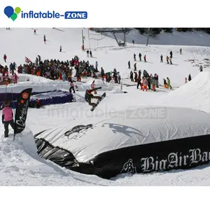 Гигантская надувная подушка безопасности для сноуборда, надувная воздушная подушка для трюков и прыжков для катания на лыжах