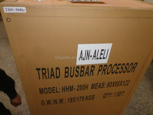 Bộ xử lý thanh cái đồng ba trong một bộ xử lý thanh cái HHM-150H HHM-200H Bộ xử lý thanh cái công cụ thủy lực đục lỗ cắt thủy lực - Product Image 5