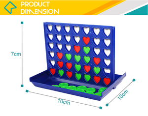 Jeu de puzzle d'intérieur pour enfants, règles du jeu d'échecs, jeu de 4 à aligner sur la grille - Product Image 4