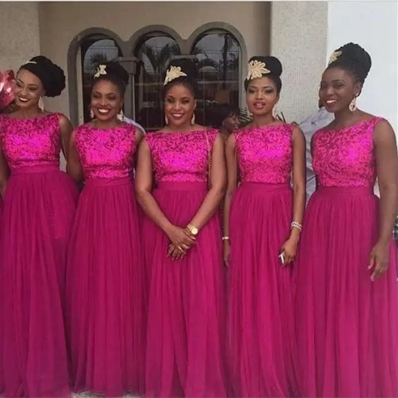 Vestidos da dama de honra áfrica, rosa, dama de honra, plus size, 2023, atacado, baile, noivas