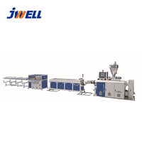 Machine de production de ligne d'extrusion de tuyaux de protection électriques en PVC double et quadruple sortie JWELL pour extrusion de plastique
