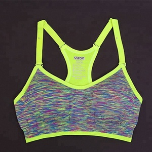 Kadın nefes kumaş spor giyim-basit tarzı Yoga sutyen ve spor üst toptan artı boyutu spor yastıklı spor dişli dikişsiz - Product Image 1