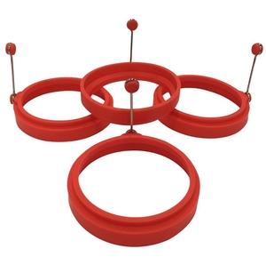 4 Packungen Silikon Ei Kochring Spiegeleier Ringe Form/Silikon Pfannkuchen Formen/Silikon Eier ringe