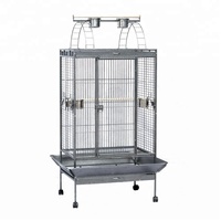 Cage à oiseaux Aier de taille moyenne, écologique, en fer, motif animalier, emballée en boîte, 81x59x180cm, 32KG, pour usage intérieur et extérieur