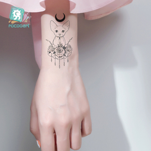 Ultima Moda Impermeabile Autoadesivo Del Tatuaggio Temporaneo Donne Del Sesso <span class=keywords><strong>flash</strong></span> <span class=keywords><strong>tatoo</strong></span> Dreamcatcher Della Sirena FlowerFake <span class=keywords><strong>Tatoo</strong></span> Corpo - Product Image 5