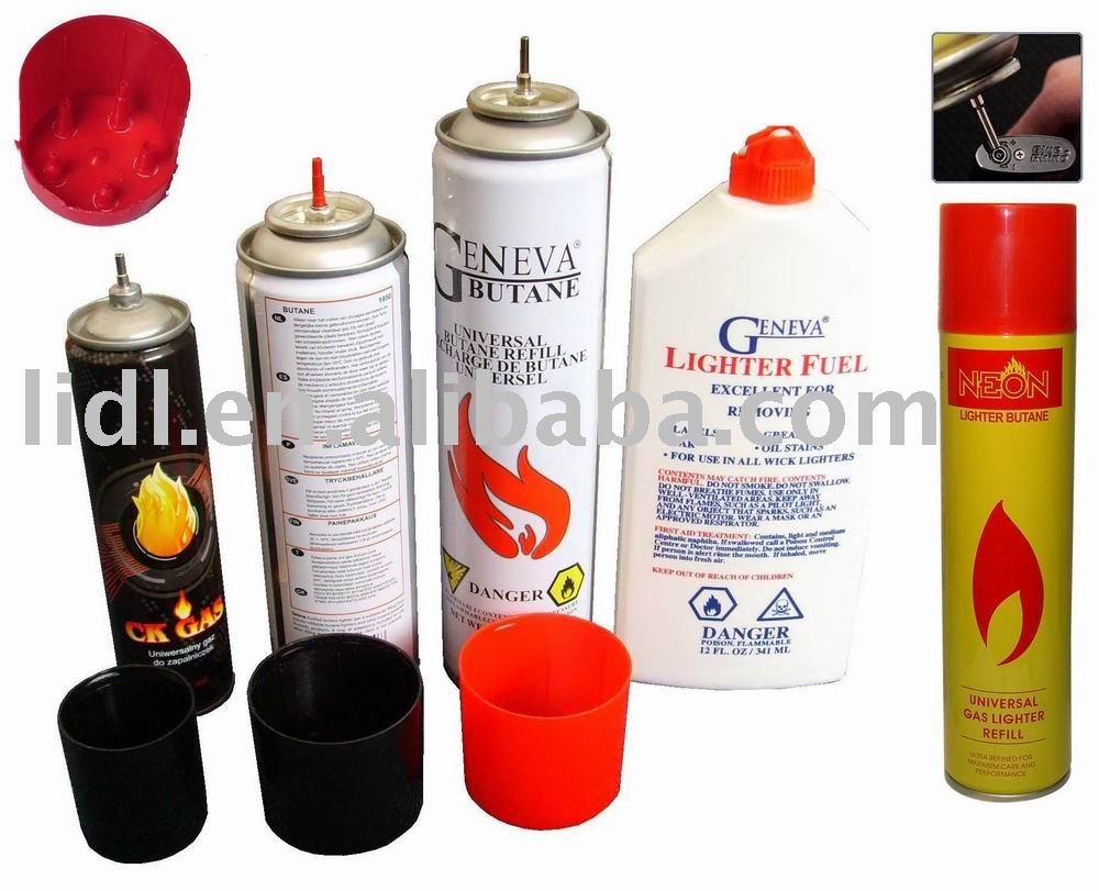 cigarette lighter gas refill Universal Butane Lighter Refill Gas 165g