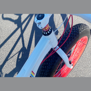 Bicicleta de dos plazas con neumático ancho para amantes, bicicleta de surrey - Product Image 5