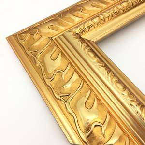 Factory Free Sample Ps Moulding Wholesale Wooden <strong>Gold</strong> Painting Picture Ornate Photo Frame Border <strong>Molding</strong>