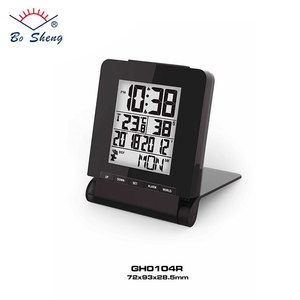 <span class=keywords><strong>Station</strong></span> météo intelligente sans fil multifonctionnelle à DEL avec logo personnalisé Horloge de bureau et de table numérique facile à lire - Product Image 4