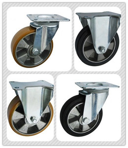 Stützrad kugel, 8" pu lenkrolle rad, 200mm europa aluminium rollen räder - Product Image 5