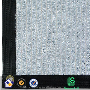 2018 100% nuevo material de HDPE + UV aluminet/aluminio Shade <span class=keywords><strong>Net</strong></span>/anti sol sombra red - Product Image 1