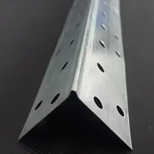 Cuentas de esquina de acero galvanizado de protección de pared de alta calidad, fabricante de China