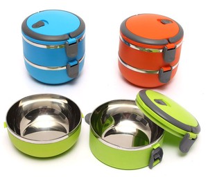 Portátil de Aço Inoxidável Caixa de Almoço <span class=keywords><strong>Bento</strong></span> Lancheira Isolamento Térmico - Product Image 4