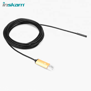 Gold water pipe deep well <span class=keywords><strong>5</strong></span> m Semi-rigid cable wireless Usb waterproof Endoscope borescope snake inspection camera - Product Image 4