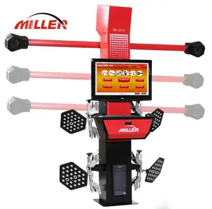 Alineación de ruedas de automóviles profesionales MILLER, automóvil, alineación de ruedas 3D inteligente digital del vehículo y máquina de equilibrio (certificado CE) - Product Image 1