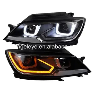 For VOLKSWAGEN For lamando LED Headlight head lamp 2014-2015 year for original car with Halogen Version LD