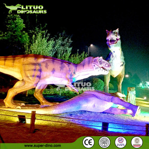 Dinosaure Animatronic rugissant d'intérieur réaliste pour centre commercial aéroport parc d'aventure <span class=keywords><strong>et</strong></span> décorations <span class=keywords><strong>de</strong></span> garderie animées - Product Image 6