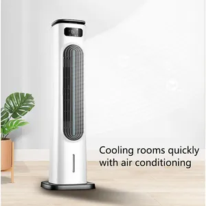 Hot selling Portable Air Cooling Fan Bladeless High Speed low power Electric Stand Fan water tank L