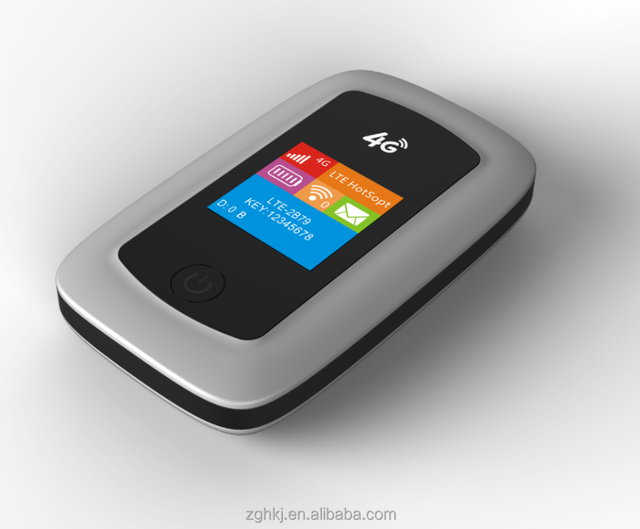 WiFi Portable Hotspot with 4G LTE Mini Wireless Router Featuring 2.4G Frequency Firewall QoS Functions Sim Card Slot