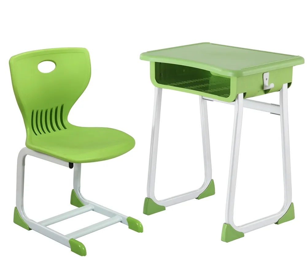 Bureau et chaise 7 pouces réglables en hauteur, meubles scolaires utilisé en vente