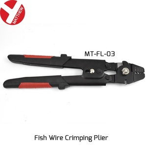 Pince à sertir de finition de câble métallique en acier robuste pour 3/64 1/16 5/64 pouces Kit de manchons de boucle de sertissage en aluminium