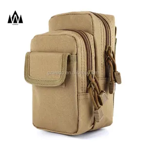 Custom Utility Molle Accessories Tool Pouch Sport Medical Magazine EDC Tactical Waist Pouch Bag for Cell Phone iPhone