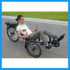 ZZMERCK Eléctrica Plegable Pedal Assist Bicicleta Reclinada para Adultos - Product Image 5