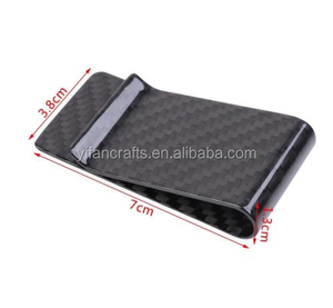 Portable fibra de carbono <span class=keywords><strong>dinero</strong></span> Clip cartera tarjeta de crédito titular del <span class=keywords><strong>dinero</strong></span> negro - Product Image 5