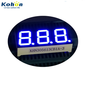 0,56 Zoll Blau Sieben-<span class=keywords><strong>Segment</strong></span>-LED-Anzeige Gemeinsame Kathode 3-stellig mit <span class=keywords><strong>12</strong></span>-polig für optimale Leistung - Product Image 2