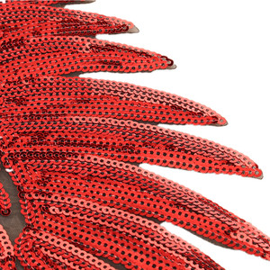 Grote Pailletten Borduurpatches Gouden Engelenvleugels Naaien-Op Applique Voor Kleding Mode Accessoire Patches - Product Image 6