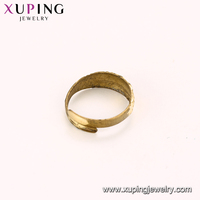 Bague en cuivre - 1 Xuping Bijoux en gros Design simple Bague en cuivre et laiton sans placage