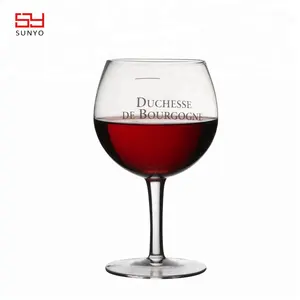 Verres à vin en cristal Transparent à longue tige, faits à la main, sans plomb, personnalisés