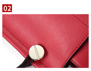 Nuevo rosa borlas Zen embrague alas vaca cuero pequeño bolso Tote Bolso - Product Image 5