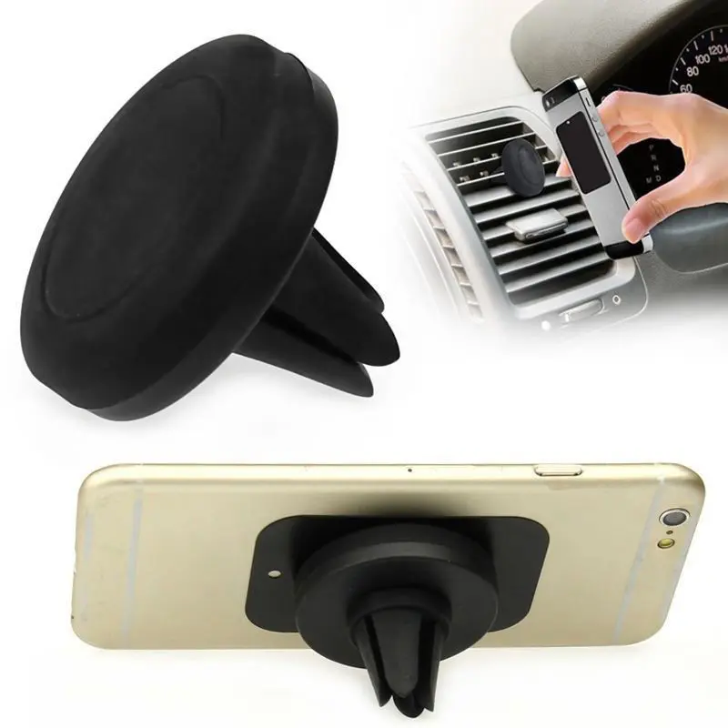Universal magnetic Phone holder car Air Vent Mount for Cell Phones and Mini Tablets with 4pcs N50 magnets