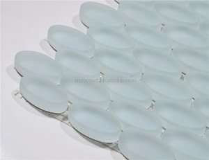 Diseño moderno <span class=keywords><strong>escamas</strong></span> de cristal mosaico gris azulejo de la cocina - Product Image 3