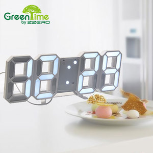 บ้านแฟชั่นตกแต่ง USB ชาร์จติดผนัง/ตาราง3D นำนาฬิกา - Product Image 3