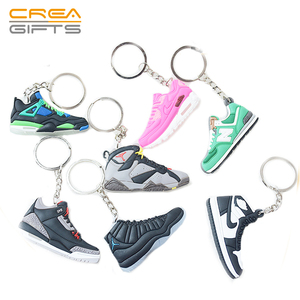 Billige kundenspezifische 3d weich-pvc-gummi <span class=keywords><strong>nike</strong></span> schuh <span class=keywords><strong>keychain</strong></span> für großhandel - Product Image 1