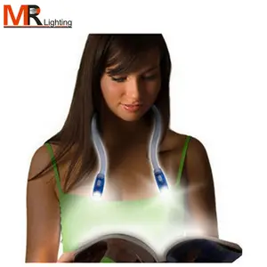 2016 Handsfree Flexibele Draagbare 4 Led Boek Lezen Licht Knuffel Neklamp