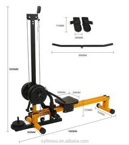 Doble función fuerza entrenador <span class=keywords><strong>fitness</strong></span> equipment LAT tira hacia abajo máquina y <span class=keywords><strong>remo</strong></span> sentado - Product Image 1