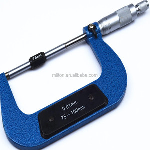 Buiten <span class=keywords><strong>Micrometer</strong></span> Kaliber Dikte Maat 0-25Mm, 25-50Mm, 50-75Mm, 75-100Mm <span class=keywords><strong>Micrometer</strong></span> 4 Stks/set - Product Image 6