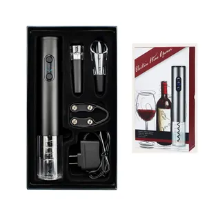 New trending product electric wine bottle opener set rechargeable automatic wine openers for wedding gift