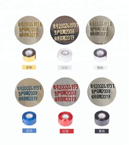 Nóng Bán 30Mm * 100M Đen Tem Nóng <span class=keywords><strong>Foil</strong></span> Đối Với Ngày Máy In, Mã Hóa Ribbon - Product Image 5