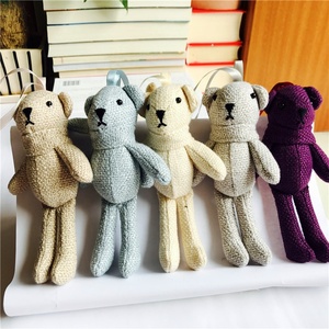 Chaveiro de pelúcia pequeno de brinquedo, mini chaveiro de pelúcia japonês fofo com urso de pelúcia - Product Image 6