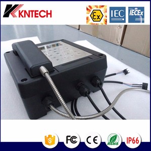 Teléfono KNTECH ATEX antiexplosión KNEX1 Teléfono de área peligrosa a prueba de explosiones para productos de telecomunicaciones de campos de petróleo y gas - Product Image 4